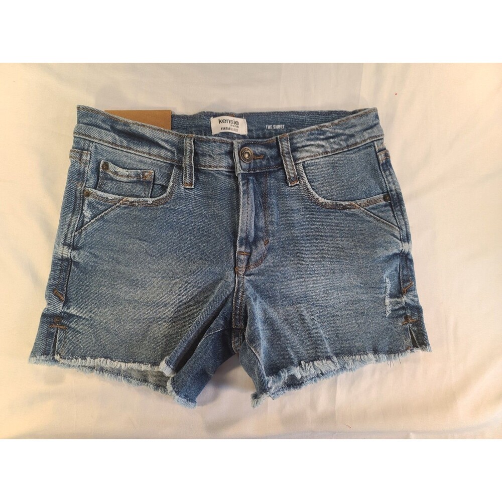 Kensie Jeans Women's Size 0/25 Vintage Luxe Denim Shorts NWT